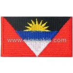 Antigua Embroidered Flags (8 x 5 cm)