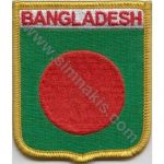 Bangladesh Embroidered Flag 8x6,5 cm