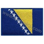 Bosnia and Herzegovina Embroidered Flag 8x5 cm