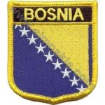 Bosnia and Herzegovina Embroidered Flag 8x6.5 cm