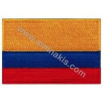 Colombia Embroidered Flag 8x5 cm