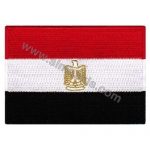 Egypt Embroidered Flag 8x5 cm