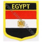 Egypt Embroidered Flag 8x6.5 cm
