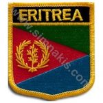 Eritrea Embroidered Flag 8x6,5 cm