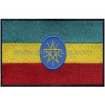Ethiopia Embroidered Flag 8x5 cm