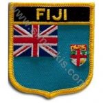 Fiji Embroidered Flag 8x6,5 cm