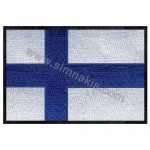 Finland Embroidered Flag 8x5 cm
