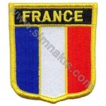 France Embroidered Flag 8x6,5 cm