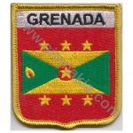 Grenada Embroidered Flag 8x6.5 cm