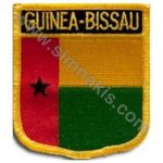 Guinea-Bissau Embroidered Flag 8x6,5 cm
