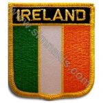 Ireland Embroidered Flag 8x6,5 cm