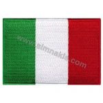 Italy Embroidered Flag Patch 8x5 cm
