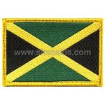 Jamaica Embroidered Flag 8x5 cm