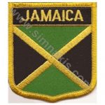 Jamaica Embroidered Flag 8x6,5 cm