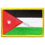 Jordan Embroidered Flag 8x5 cm