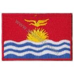 Kiribati Embroidered Flag 8x5 cm