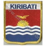 Kiribati Embroidered Flag 8x6,5 cm
