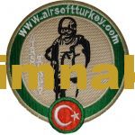 Airsoft Turkey Embroidered Patch (10 x 9.5 cm)