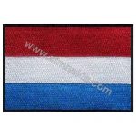 Luxembourg Embroidered Flag 8x5 cm