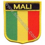 Mali Embroidered Flag 8x6,5 cm
