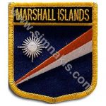 Marshall Islands Embroidered Flag 8x6,5