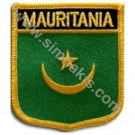 Mauritania Embroidered Flag 8x6.5