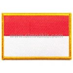 Monaco Embroidered Flag 8x5