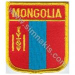 Mongolia Embroidered Flag 8x6.5