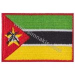 Mozambique Embroidered Flag 8x5