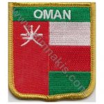 Oman Embroidered Flag 8x6.5