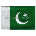 Pakistan Embroidered Flag 8x5 cm