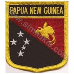 Papua New Guinea Embroidered Flag 8x6.5