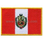Peru Embroidered Flag 8x5