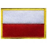 Poland Embroidered Flag 8x5
