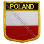 Poland Embroidered Flag 8x6,5