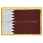 Qatar Embroidered Flag 8x5