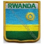 Rwanda Embroidered Flag 8x6.5