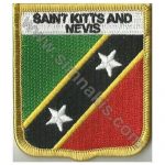 Saint Kitts Embroidered Flag 8x6.5