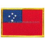 Samoa Nakış İşleme Bayraklar 8x5