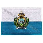 San Marino Embroidered Flag 8x5