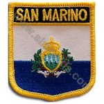 San Marino Embroidered Flag 8x6,5