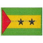 Sao Tome Embroidered Flag 8x5