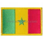 Senegal Embroidered Flag 8x5