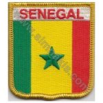Senegal Embroidered Flag 8x6,5