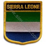 Sierra Leone Embroidered Flag 8x6.5