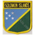 Solomon Islands Embroidered Flag 8x6.5