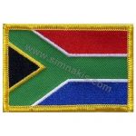 South Africa Embroidered Flag 8x5
