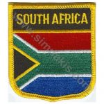 South Africa Embroidered Flag 8x6,5