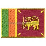 Sri Lanka Embroidered Flag 8x5