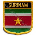 Suriname Embroidered Flag 8x6,5